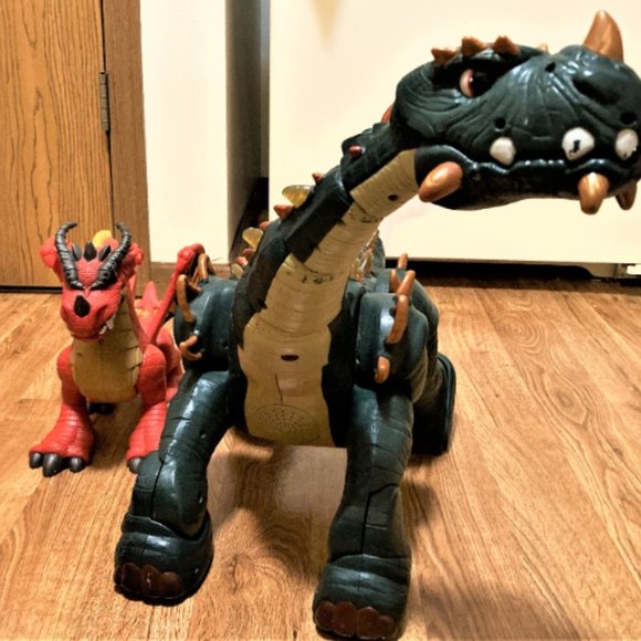 Remote Controlled Imaginext Spike The Ultra Dinosaur Dino PLUS Fisher-Price Imag - Picture 7 of 7